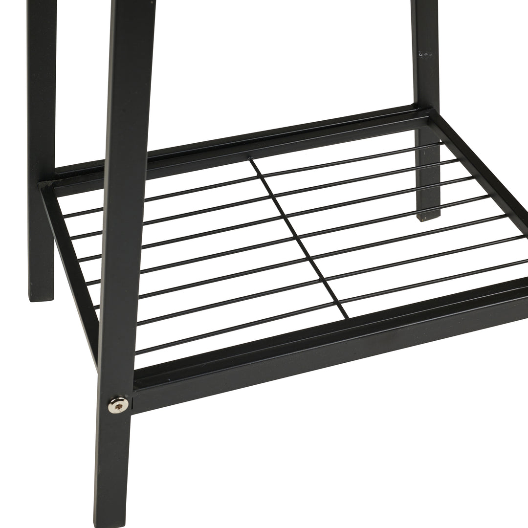 Three Tier Metal Plant Stand - Black Color HI-LINE GIFT LTD.