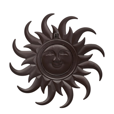 Sun face -Dark Brown-  Wall Art HI-LINE GIFT LTD.