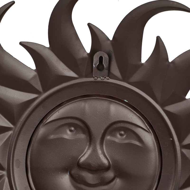 Sun face -Dark Brown-  Wall Art HI-LINE GIFT LTD.