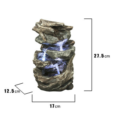 FountainLog/Stone Waterfall W/Led Hi-Line Gift Ltd.