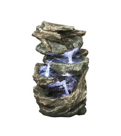 FountainLog/Stone Waterfall W/Led Hi-Line Gift Ltd.