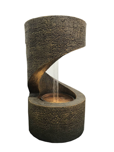 Wooden LED fountain - Water resistant HI-LINE GIFT LTD.