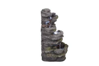 LED Fountain- Multi Level Rock HI-LINE GIFT LTD.