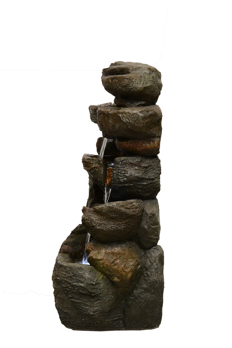 LED Fountain- Multi Level Rock HI-LINE GIFT LTD.