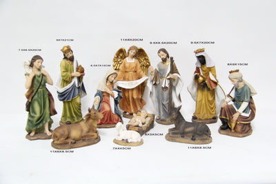 Nativity Set- 11 Pcs Set Statue HI-LINE GIFT LTD.