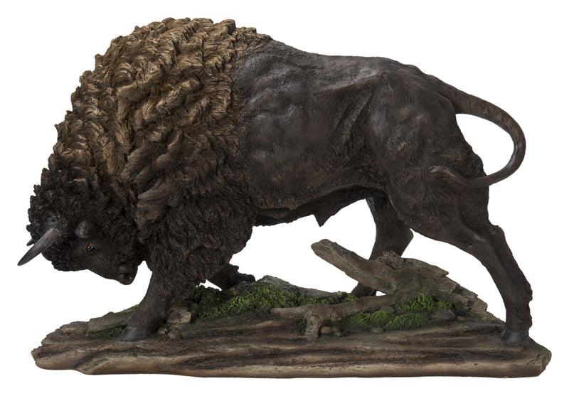 Bison Head Down - Large HI-LINE GIFT LTD.