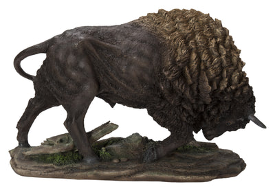 Bison Head Down - Large HI-LINE GIFT LTD.