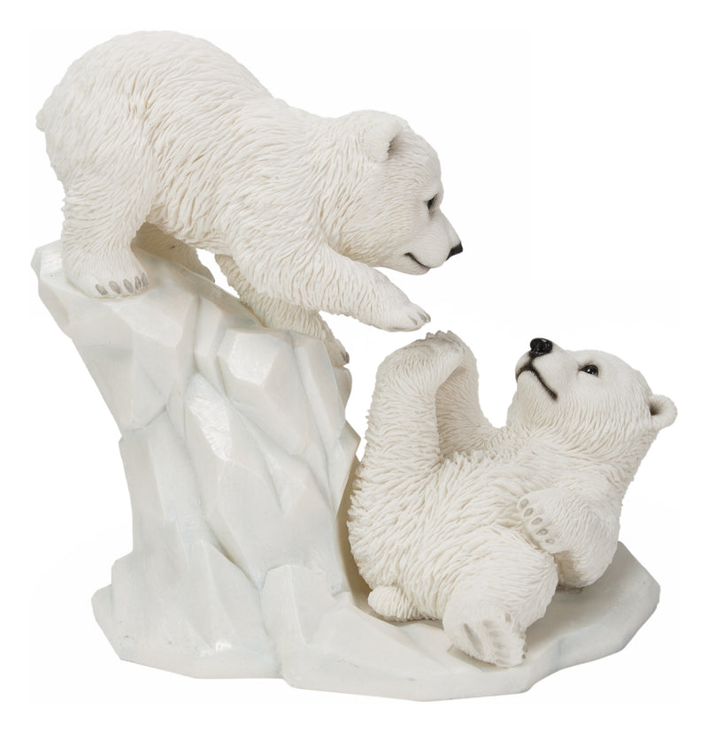 Polar Bear Cubs Playing HI-LINE GIFT LTD.