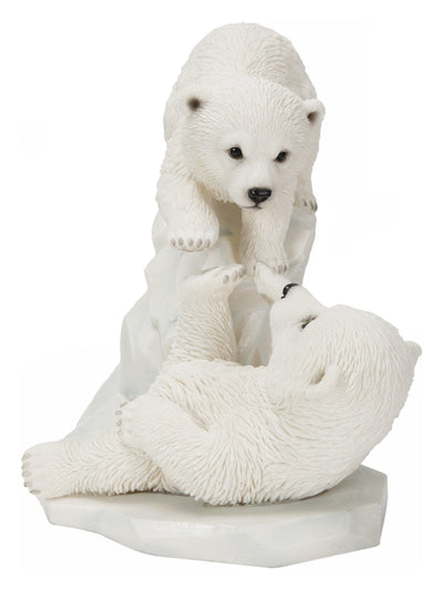 Polar Bear Cubs Playing HI-LINE GIFT LTD.