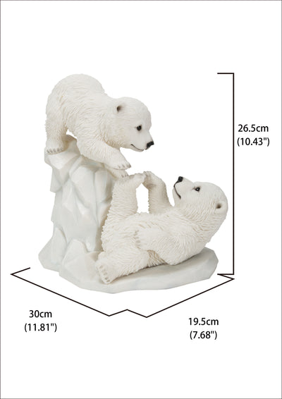 Polar Bear Cubs Playing HI-LINE GIFT LTD.