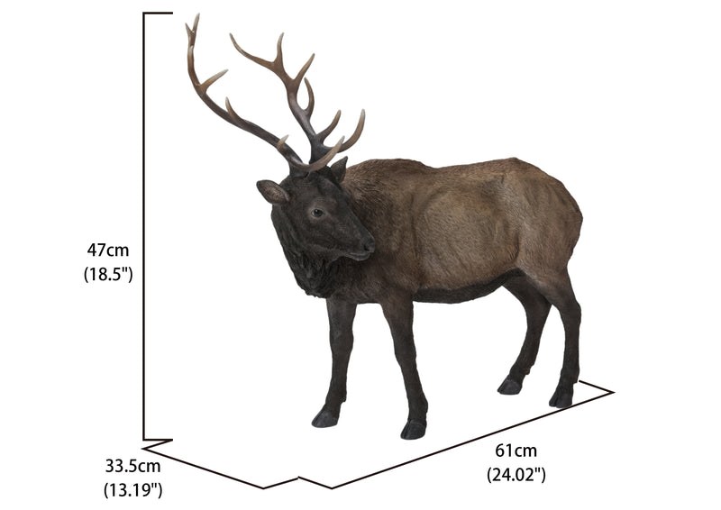 North American Elk Statue HI-LINE GIFT LTD.