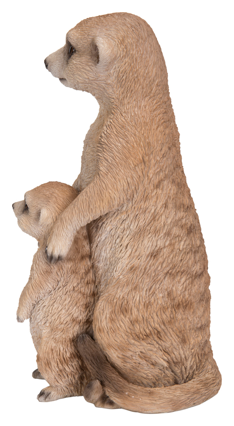 Meerkat - Mother and Baby Statue HI-LINE GIFT LTD.