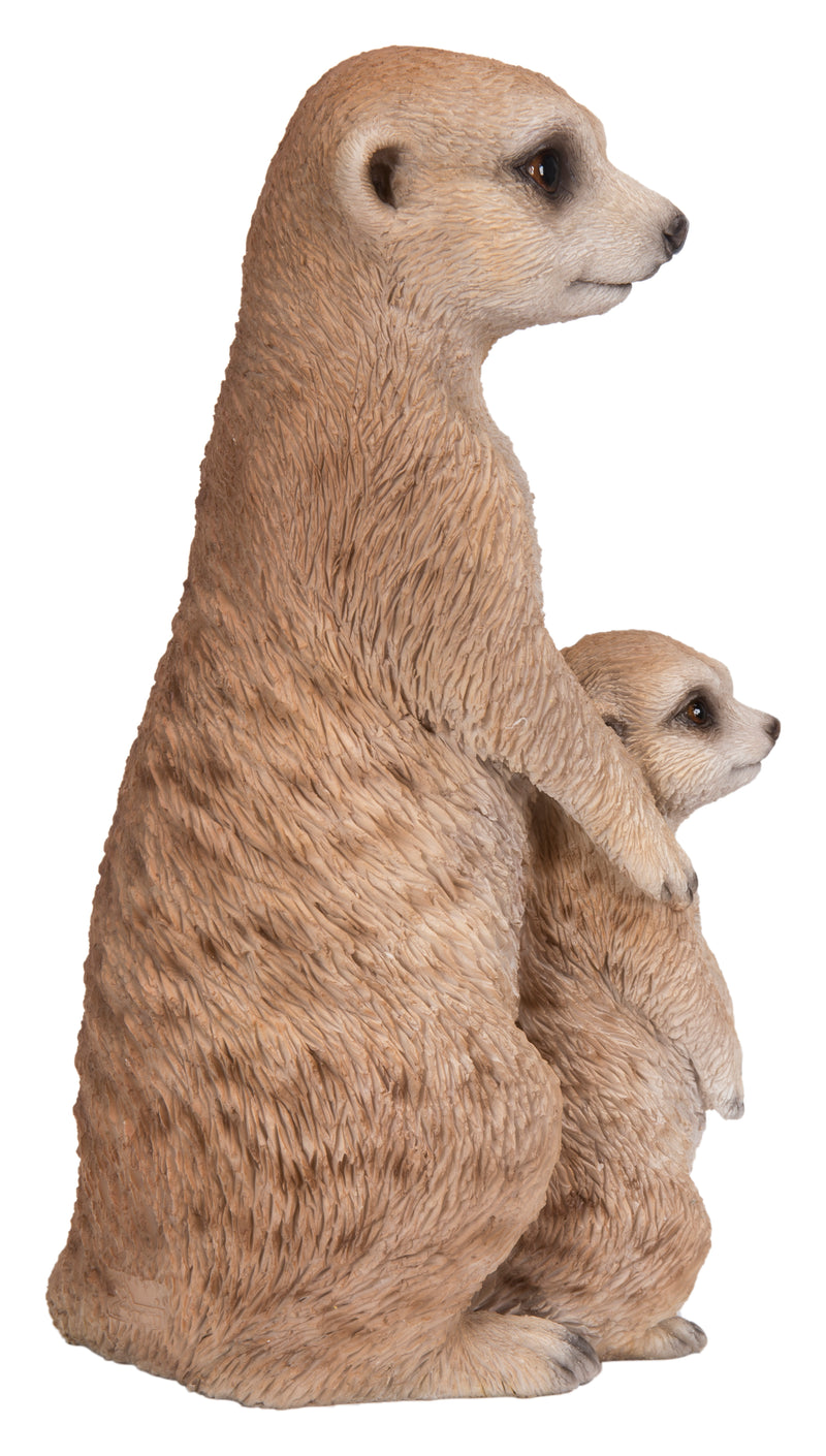 Meerkat - Mother and Baby Statue HI-LINE GIFT LTD.