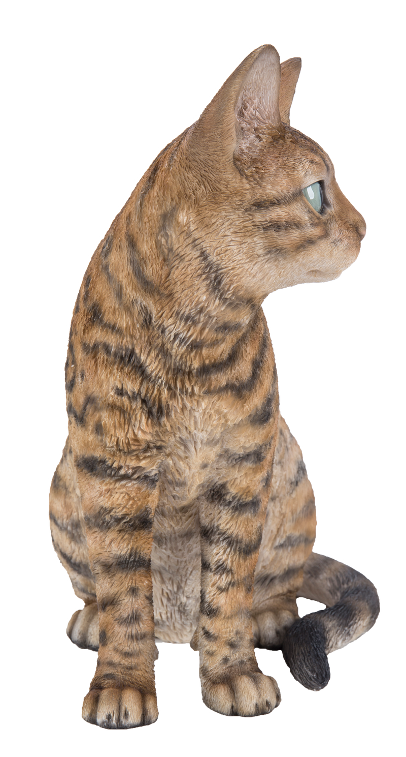 Sitting Bengal Cat Statue HI-LINE GIFT LTD.