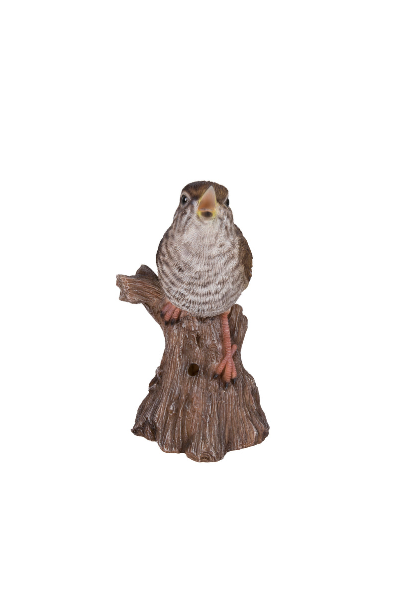 Motion Activated Singing Troglodytes Standing Stump Statue HI-LINE GIFT LTD.