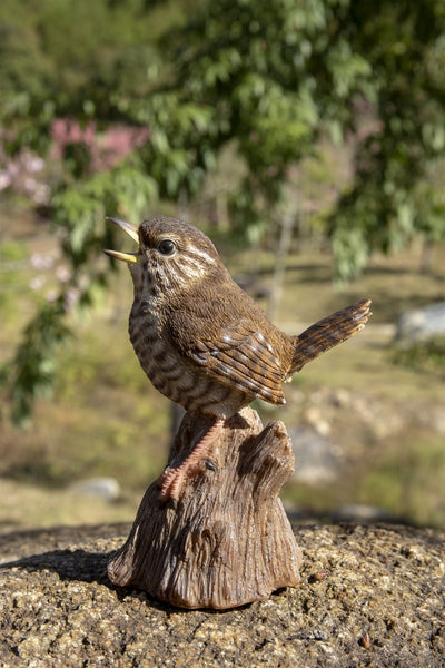 Motion Activated Singing Troglodytes Standing Stump Statue HI-LINE GIFT LTD.