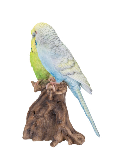 Motion Activated Singing Couple Budgerigar Statue HI-LINE GIFT LTD.