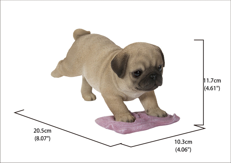 Pug Mopping The Floor HI-LINE GIFT LTD.