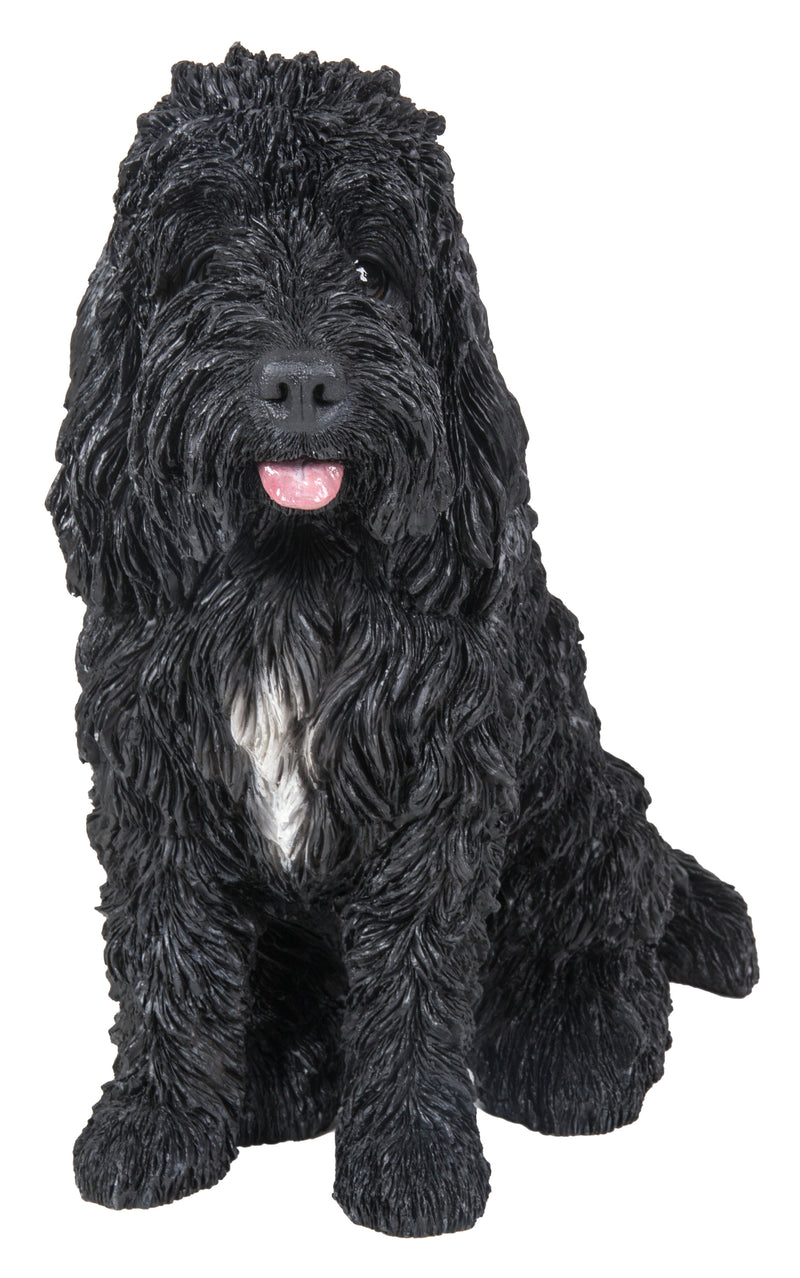 Large Sitting Black Colored Cockapoo Hi-Line Gift Ltd.