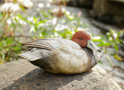 Mallard with Red Head Mallard Statue HI-LINE GIFT LTD.