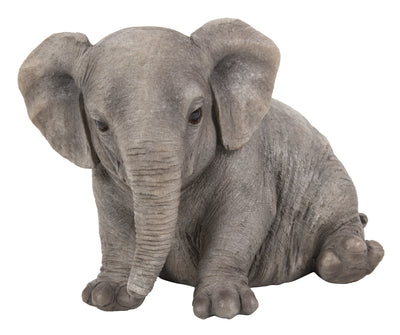 Elephant Chubby Sitting Statue HI-LINE GIFT LTD.