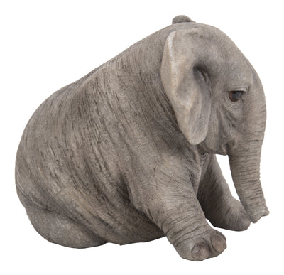 Elephant Chubby Sitting Statue HI-LINE GIFT LTD.