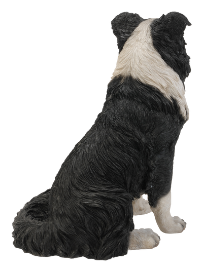 Border Collie Sitting Statue HI-LINE GIFT LTD.