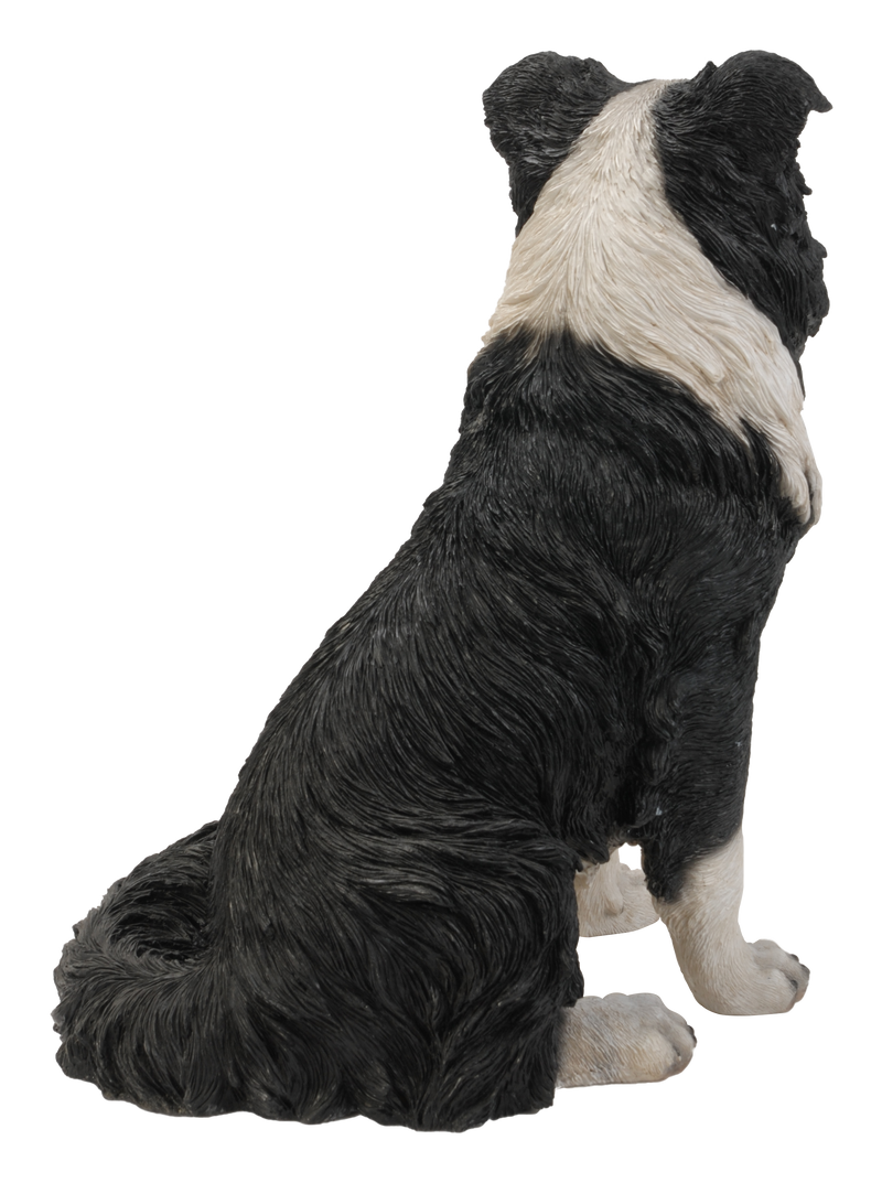 Border Collie Sitting Statue HI-LINE GIFT LTD.