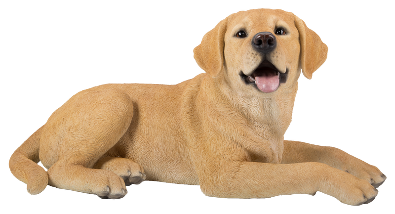 Labrador Retriever Lying Down - Yellow Statue HI-LINE GIFT LTD.