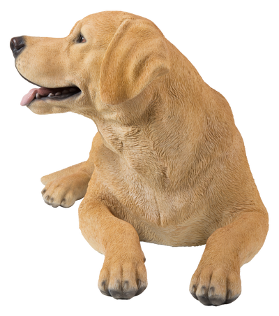 Labrador Retriever Lying Down - Yellow Statue HI-LINE GIFT LTD.