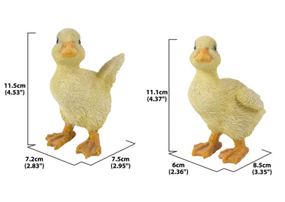 Ducklings One With  Wings Out & One With  Wings Down Hi-Line Gift Ltd.