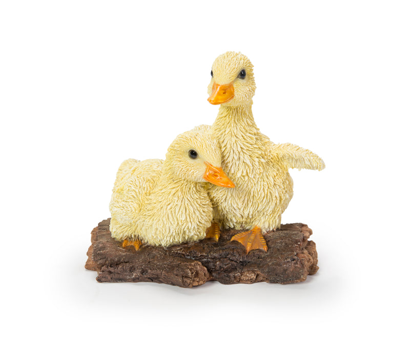 Playful Ducklings Garden Statue -Yellow HI-LINE GIFT LTD.