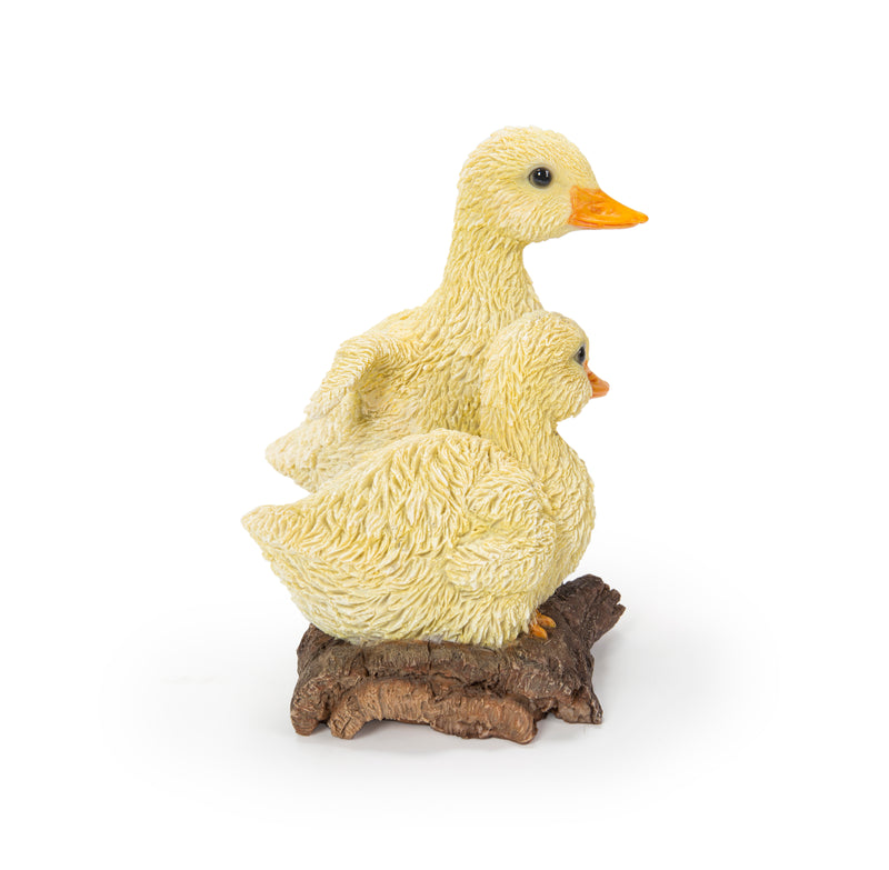 Playful Ducklings Garden Statue -Yellow HI-LINE GIFT LTD.