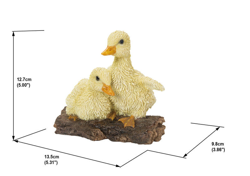 Playful Ducklings Garden Statue -Yellow HI-LINE GIFT LTD.