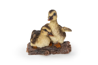 Playful Ducklings Garden Statue - Yellow/Black HI-LINE GIFT LTD.