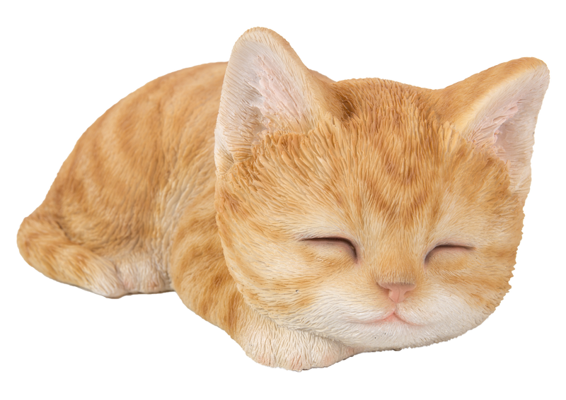 Orange Tabby Kitten Sleeping Hi-Line Gift Ltd.