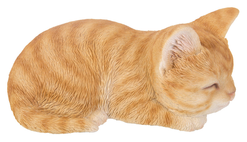 Orange Tabby Kitten Sleeping Hi-Line Gift Ltd.