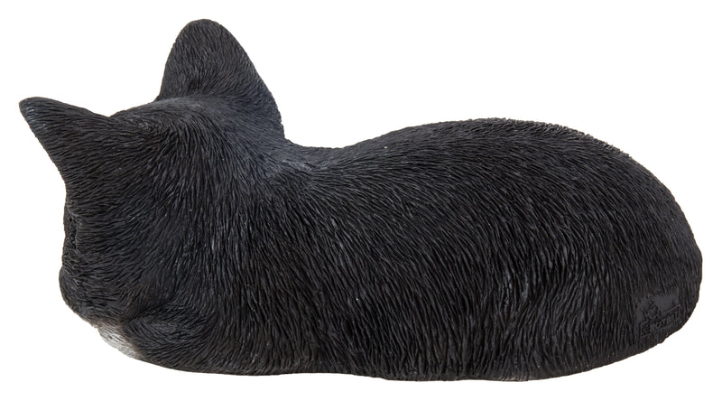 Kitten Sleeping - Black and White Statue HI-LINE GIFT LTD.