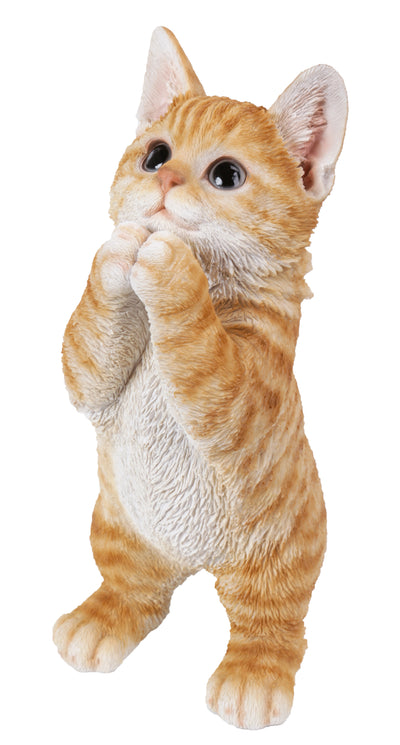 Kitten Praying - Orange Tabby Statue HI-LINE GIFT LTD.