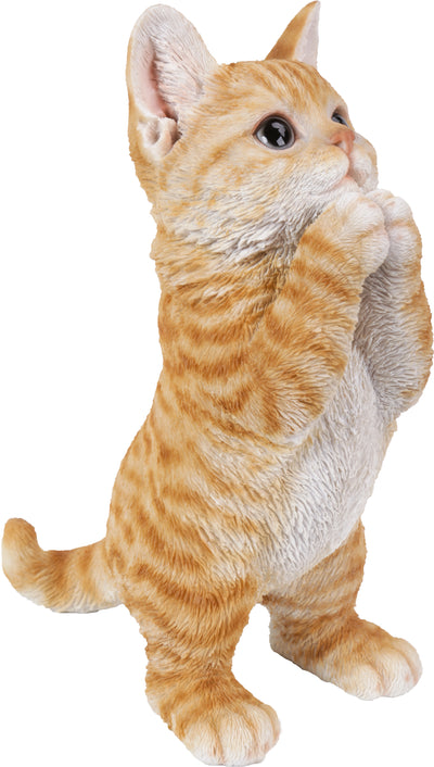 Kitten Praying - Orange Tabby Statue HI-LINE GIFT LTD.