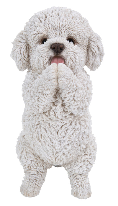 Poodle Puppy Playing Statue HI-LINE GIFT LTD.