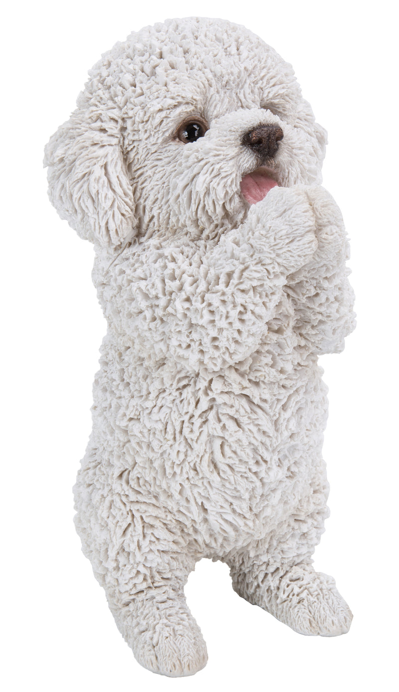 Poodle Puppy Playing Statue HI-LINE GIFT LTD.