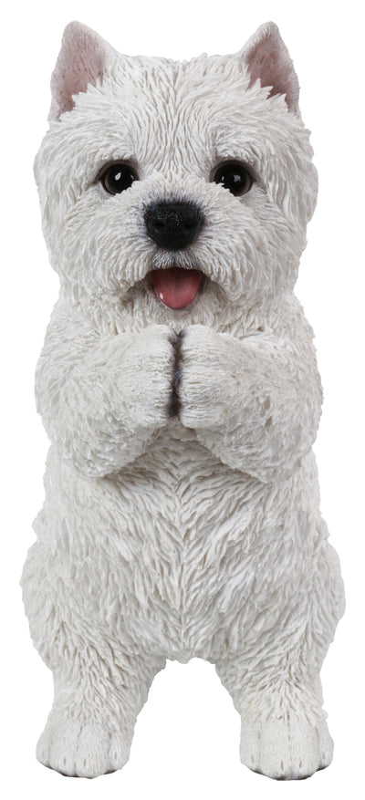 Westie Playing Puppy Statue HI-LINE GIFT LTD.