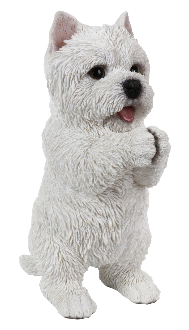 Westie Playing Puppy Statue HI-LINE GIFT LTD.