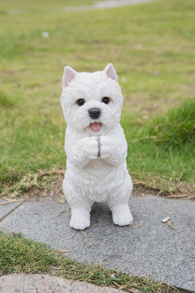 Westie Playing Puppy Statue HI-LINE GIFT LTD.