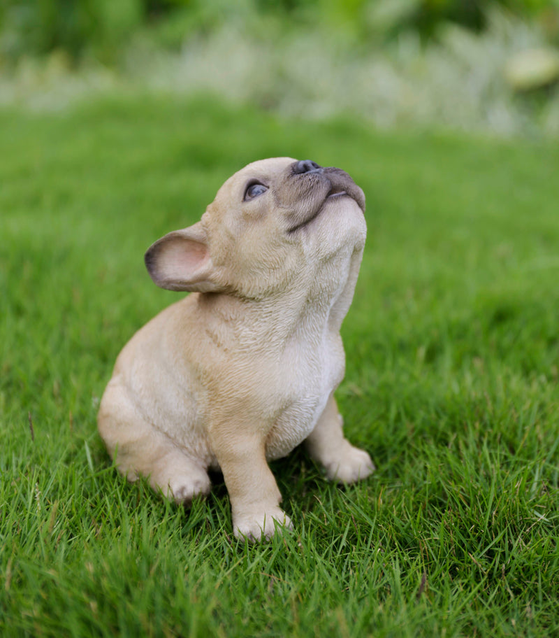 French Bulldog Puppy Howling Statue HI-LINE GIFT LTD.