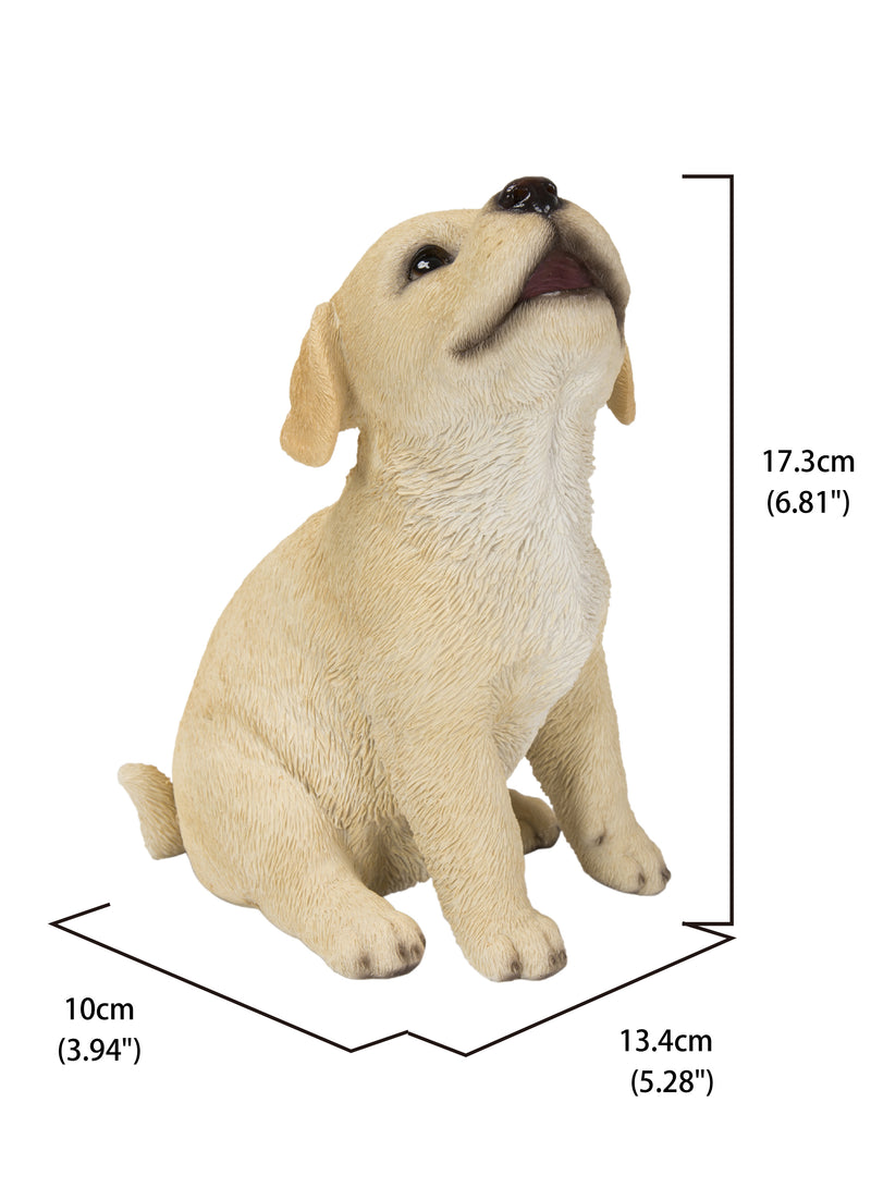 Howling Yellow Labrador Puppy HI-LINE GIFT LTD.