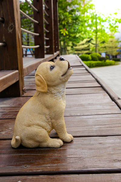 Howling Yellow Labrador Puppy HI-LINE GIFT LTD.