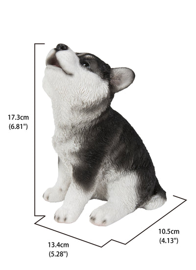 Howling Husky Puppy Statue HI-LINE GIFT LTD.