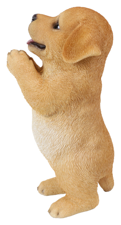 Praying Yellow Labrador Puppy Statue HI-LINE GIFT LTD.